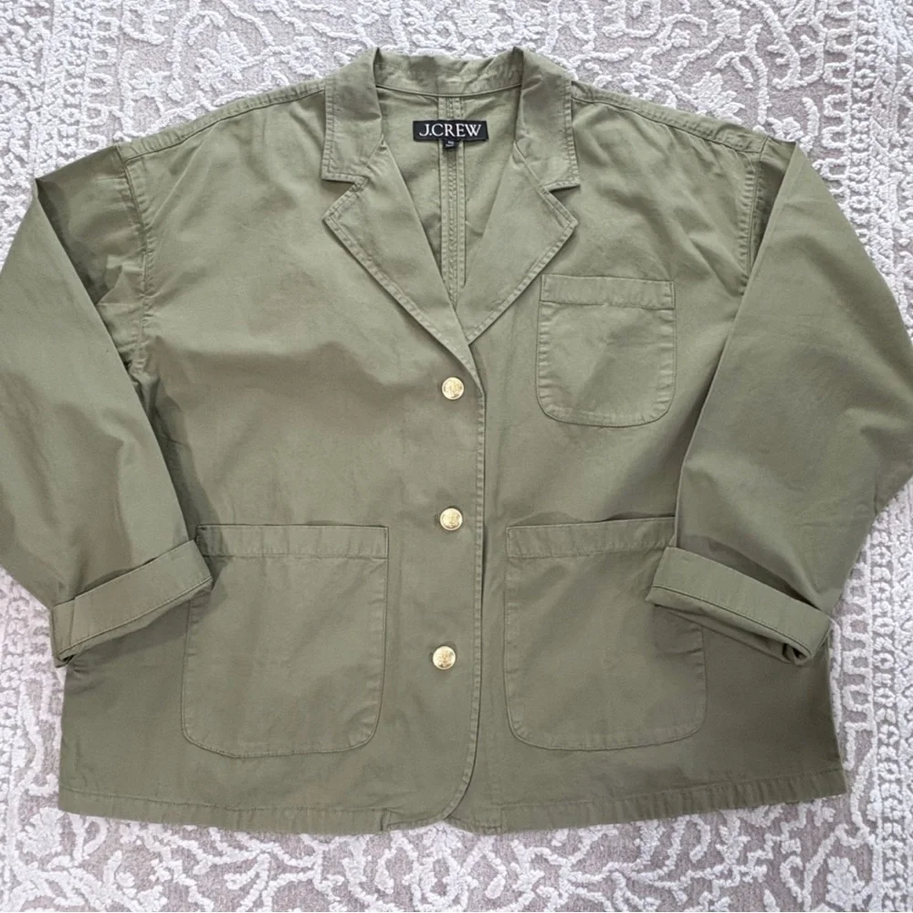 NWOT J. Crew Chino Blazer Jacket